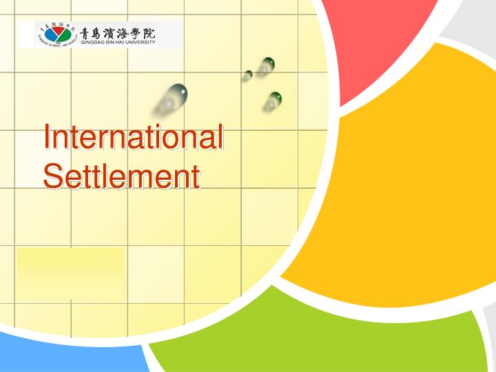 international settlement
