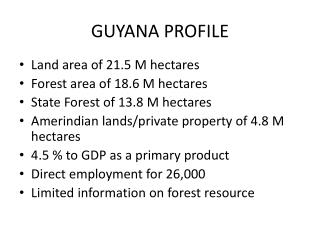 GUYANA PROFILE