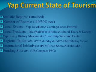 Yap Current State of Tourism