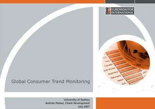 Global Consumer Trend Monitoring