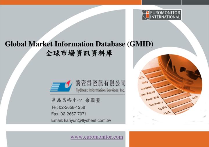 global market information database gmid