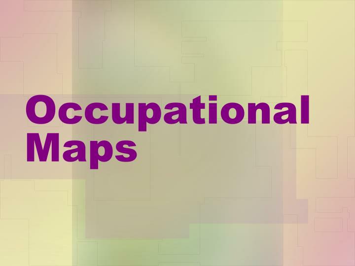 occupational maps