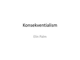 konsekventialism