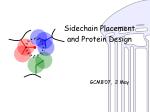 Sidechain Placement and Protein Design - slide 1
