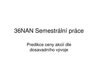 36nan semestr ln pr ce