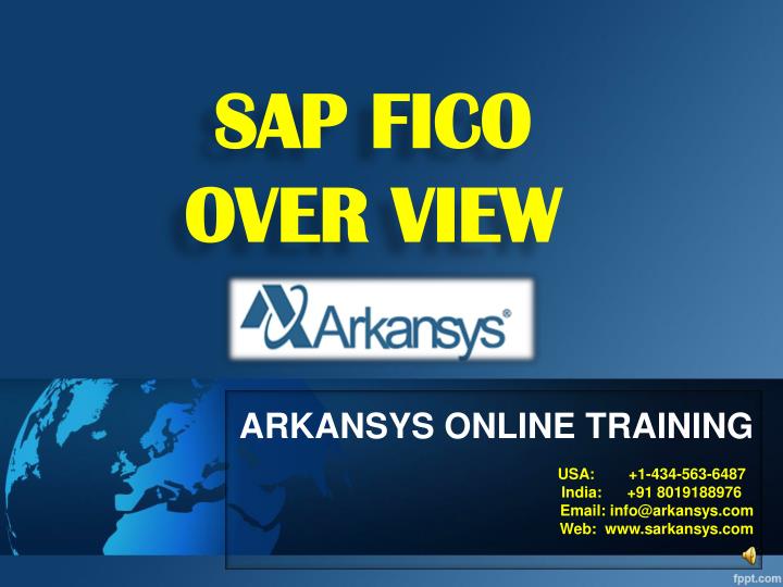sap fico over view