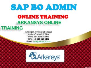 SAP BOADMIN ONLINE TRAINING | BOADMIN Project Support | BOAD