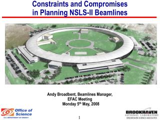 Constraints and Compromises in Planning NSLS-II Beamlines