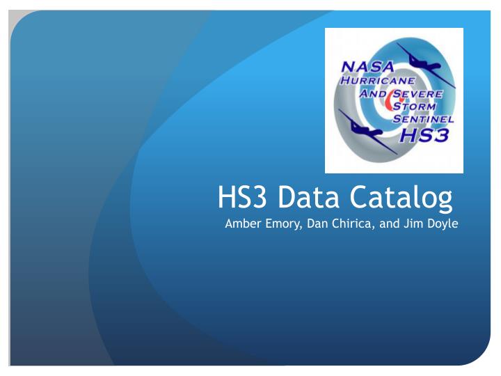 hs3 data catalog