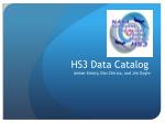 HS3 Data Catalog - slide 1