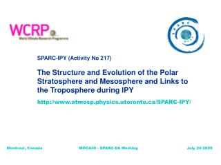 SPARC-IPY (Activity No 217)