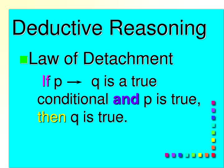 deductive reasoning