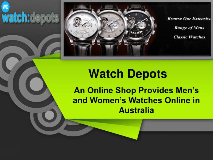watch depots