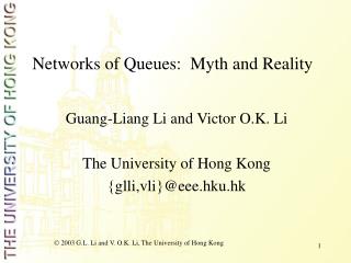 Networks of Queues: Myth and Reality