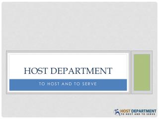 Free Domain Giveaway competition from Host Department