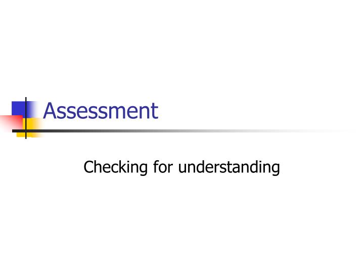 assessment