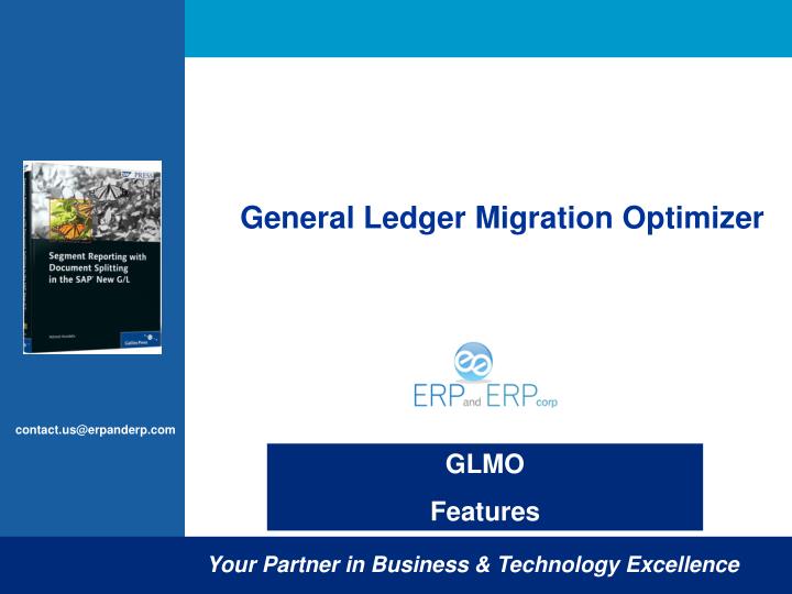 general ledger migration optimizer