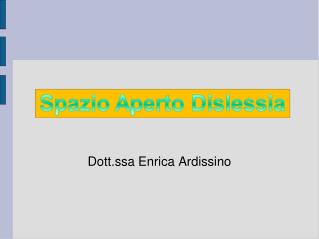 dott ssa enrica ardissino