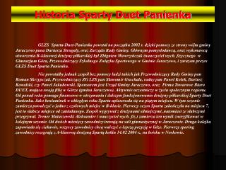 historia sparty duet panienka