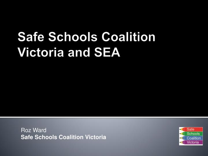 safe schools coalition victoria and sea