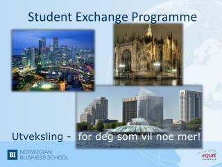 student exchange programme