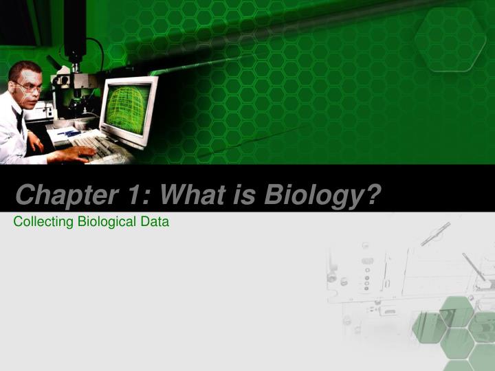 chapter 1 what is biology