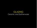 GLAZING Ceramic and Earthenware - slide 1