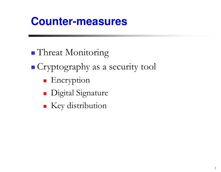 counter measures