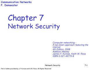 Chapter 7 Network Security