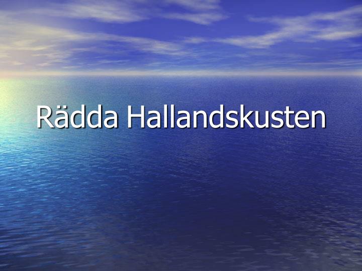 r dda hallandskusten