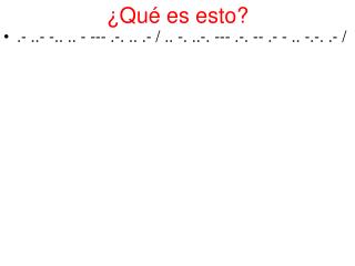 qu es esto