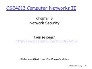 CSE4213 Computer Networks II