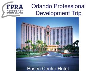 Orlando Professional Development Trip