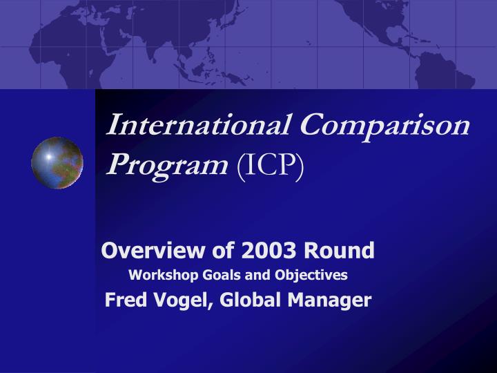 international comparison program icp