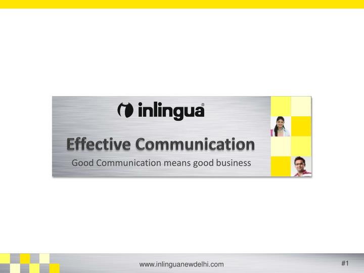 good communication means good business