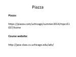 Piazza - slide 1