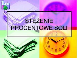 st enie procentowe soli