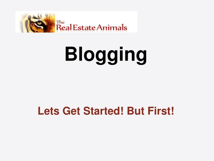 blogging