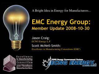 EMC Energy Group: Member Update 2008-10-30