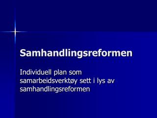 samhandlingsreformen