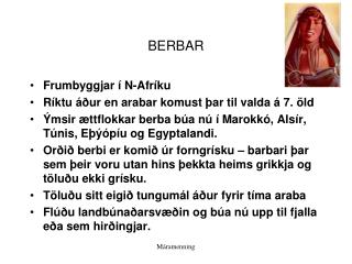 berbar
