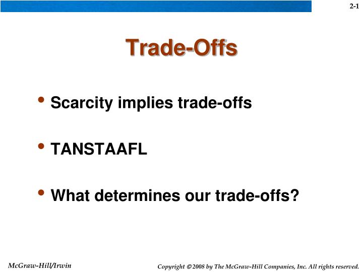 trade offs