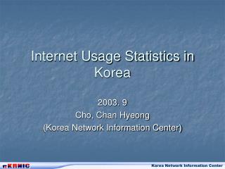 Internet Usage Statistics in Korea