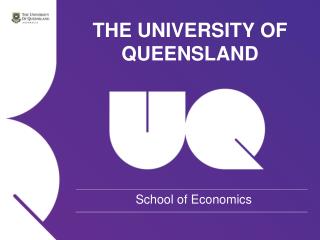 THE UNIVERSITY OF QUEENSLAND