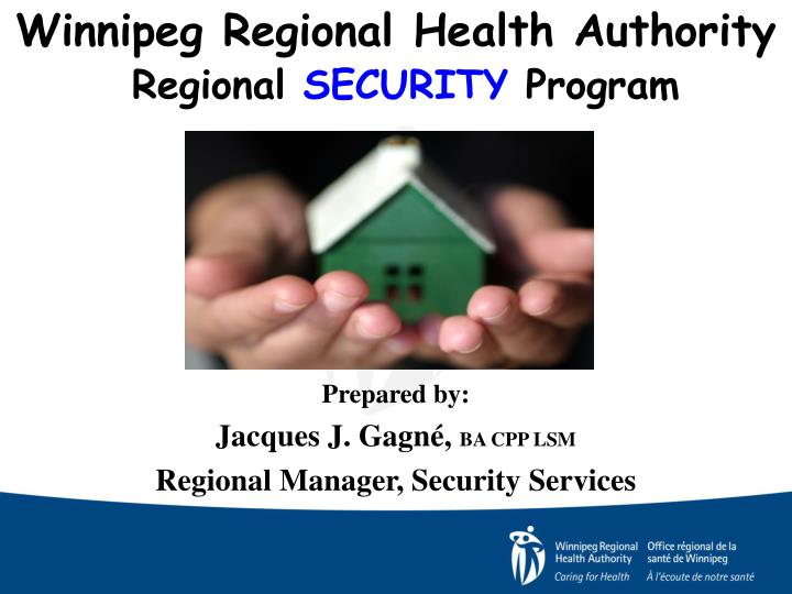 winnipeg regional health authority regional security program