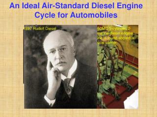 An Ideal Air-Standard Diesel Engine Cycle for Automobiles