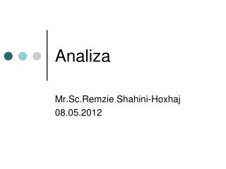 analiza