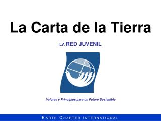 la carta de la tierra la red juvenil