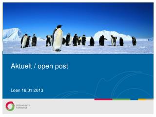 aktuelt open post