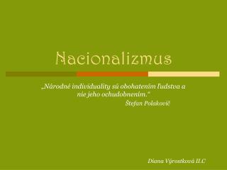 nacionalizmus